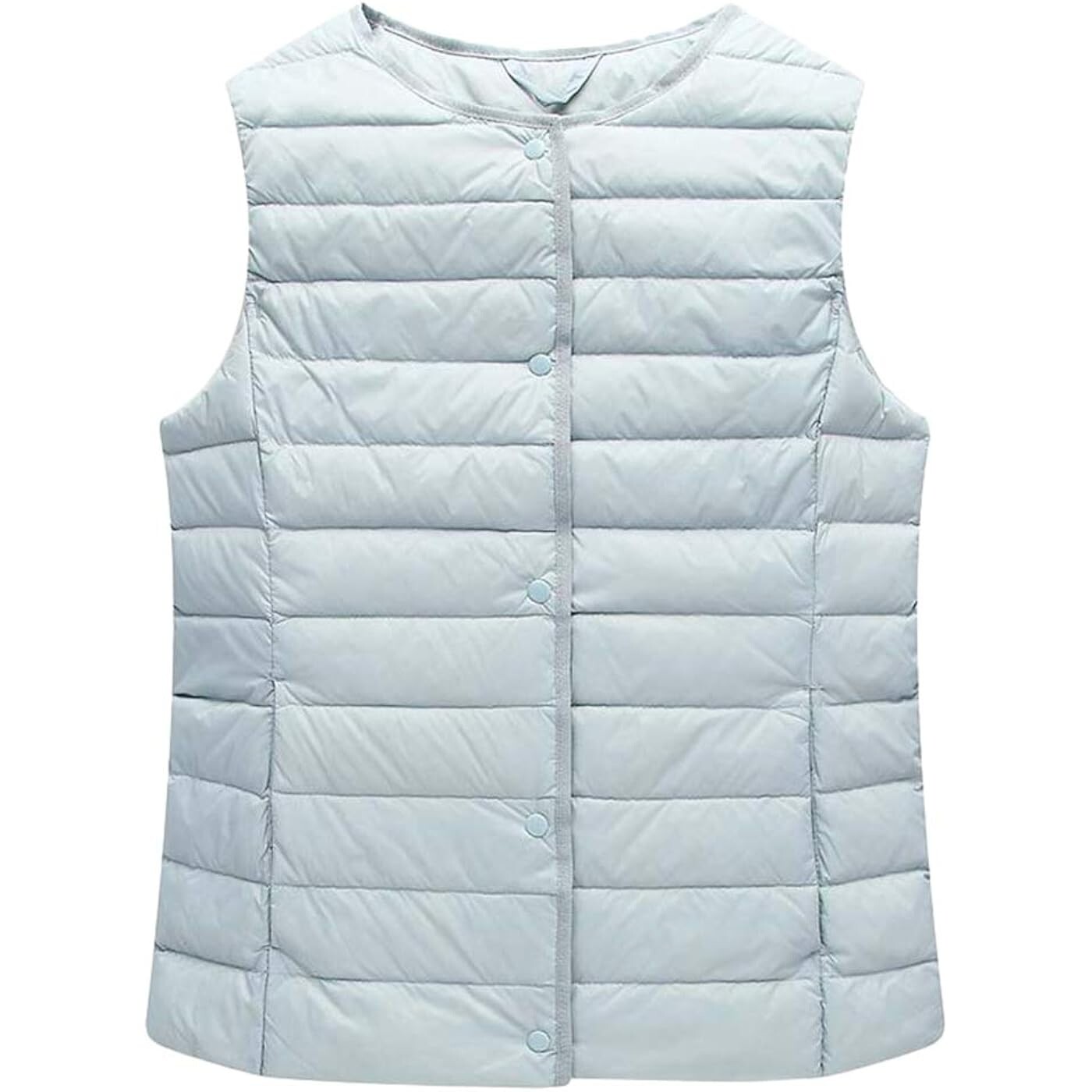 

Жилет Chickle Collarless Lightweight Quilted Zip Women's, голубой, Синий, Жилет Chickle Collarless Lightweight Quilted Zip Women's, голубой