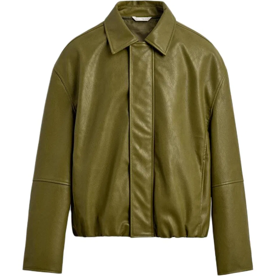 Мужская куртка с лацканами Grass Green ZARA, Grass Green