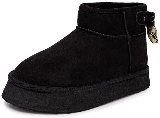 Детские зимние ботинки с бантом Juicy Couture, Black