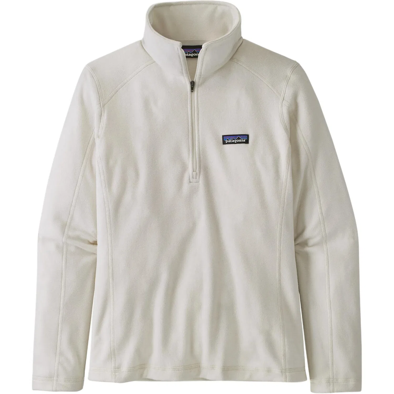Женский флисовый свитшот с полузамком Microdini Patagonia, Birch White/BCW
