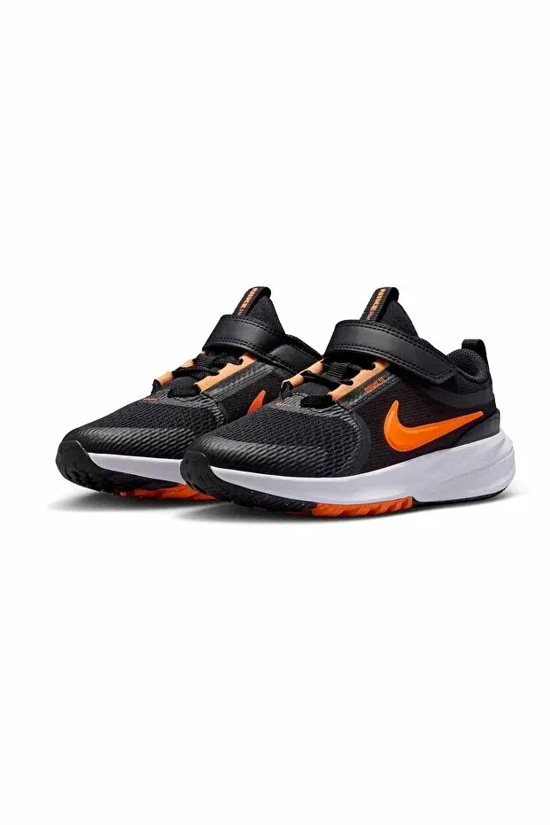 Детские кроссовки для девочек шнурующиеся Star Runner 5 (PS) Nike, Black-Ew
