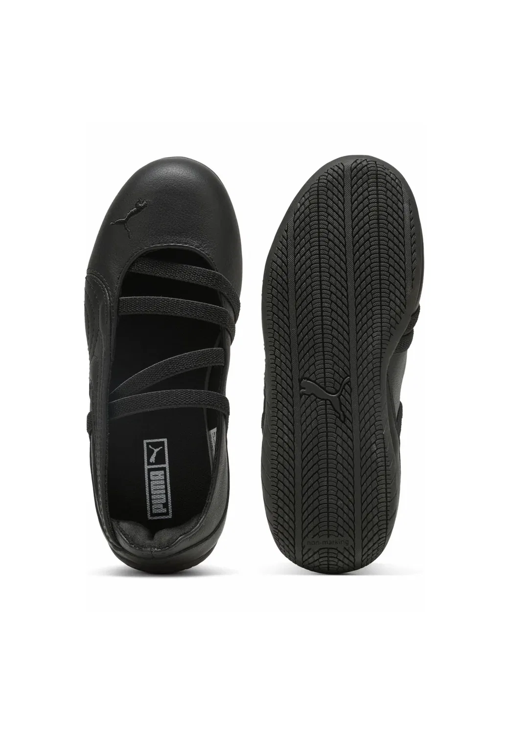 Балетные кроссовки Speedcat - балетки с ремешком на щиколотке Puma, Black — фото 3