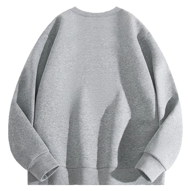 Детский свитшот с круглым вырезом средней плотности MINISO, Light Beige — фото 4