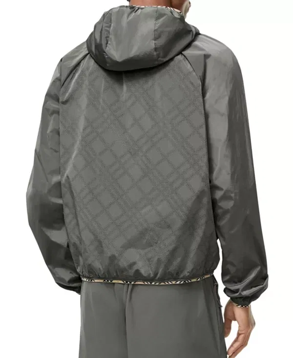 Мужская куртка с капюшоном из нейлона Burberry, Carbon Grey — фото 2