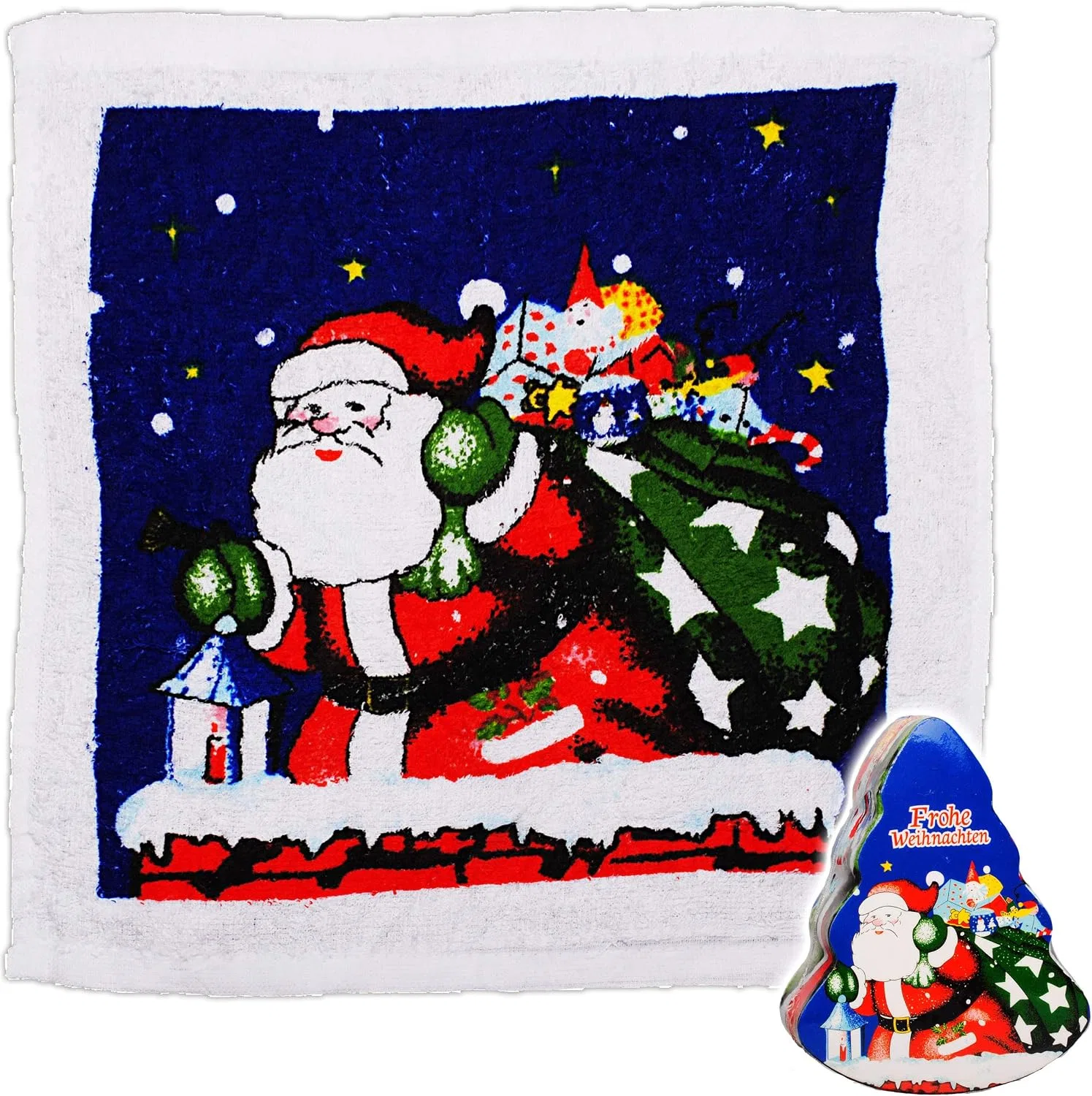Магическая мочалка, 100% хлопок, махровая, 30x30 см Alles-Meine.De Gmbh