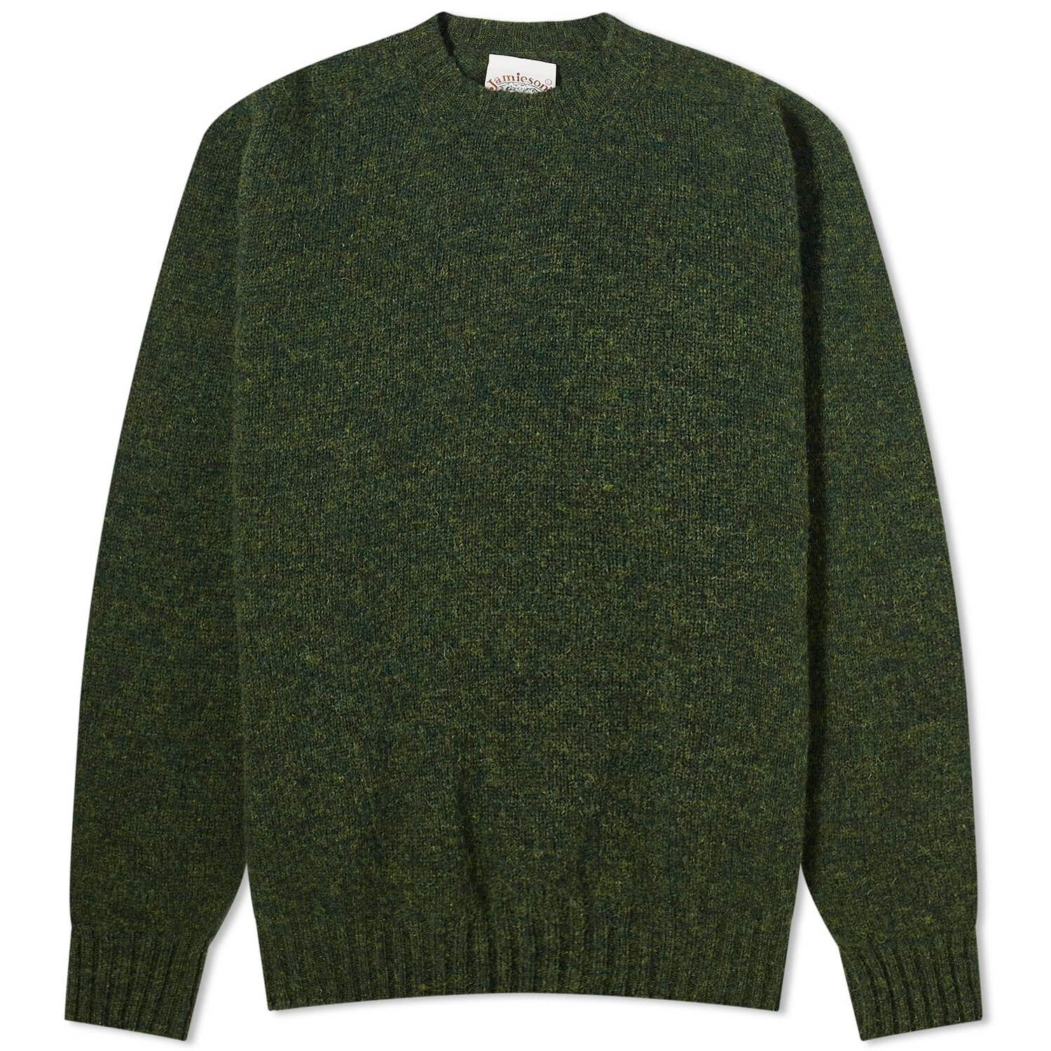 

Свитер Jamieson's Of Shetland Crew Knit, зеленый