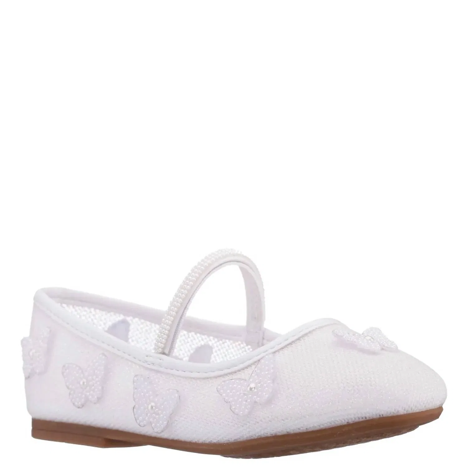 Детские балетки Nina Noula Flat Shoe, White — фото 2