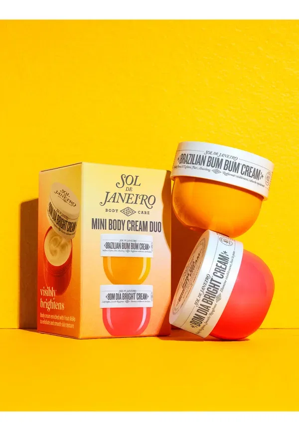Набор мини-кремов для тела Brazilian Bum Bum Cream и Bom Dia Bright Cream 25 мл Sol De Janeiro — фото 2