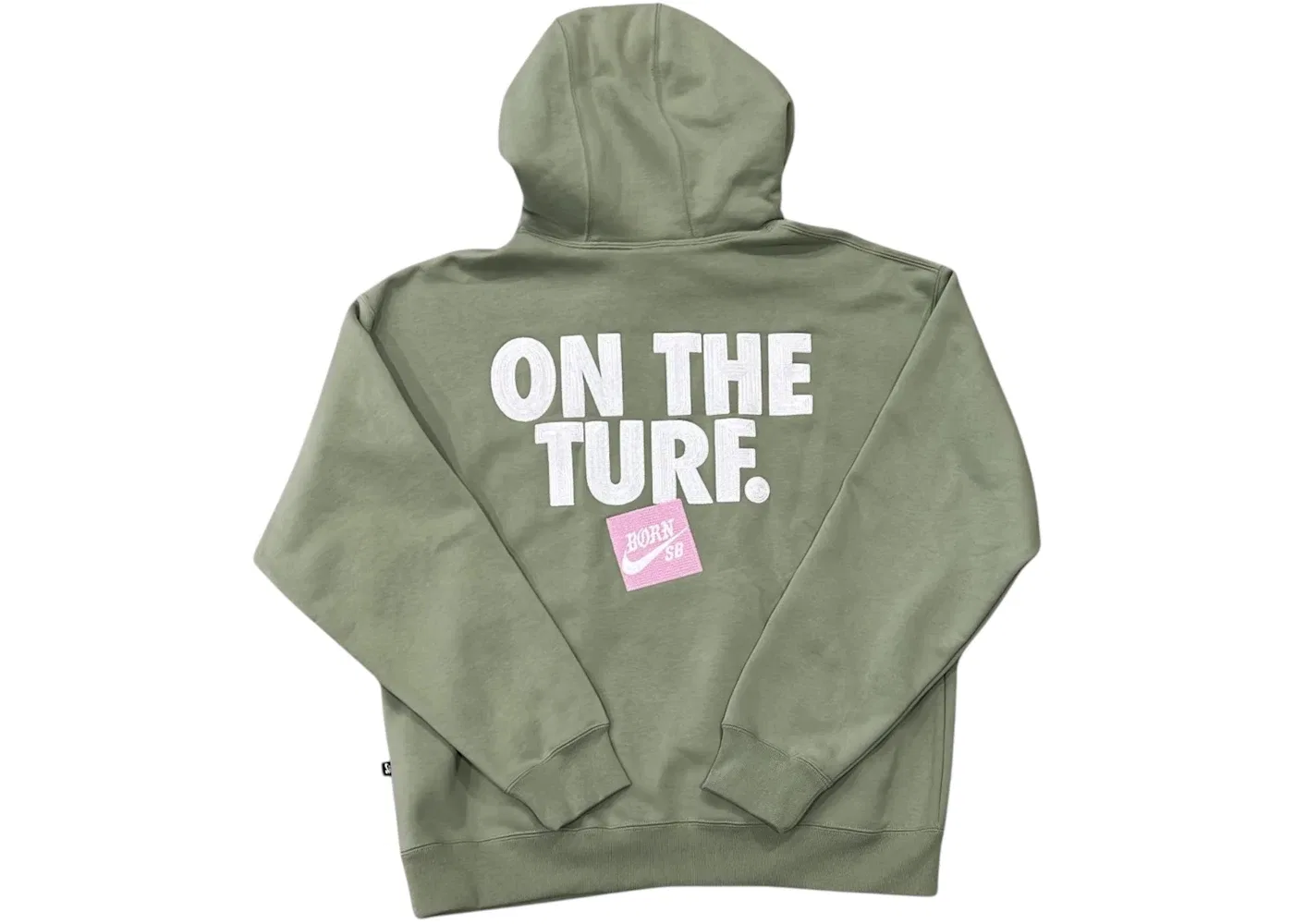 Унисекс худи Nike SB x Born X Raised On The Turf Nike, Olive Aura — фото 2