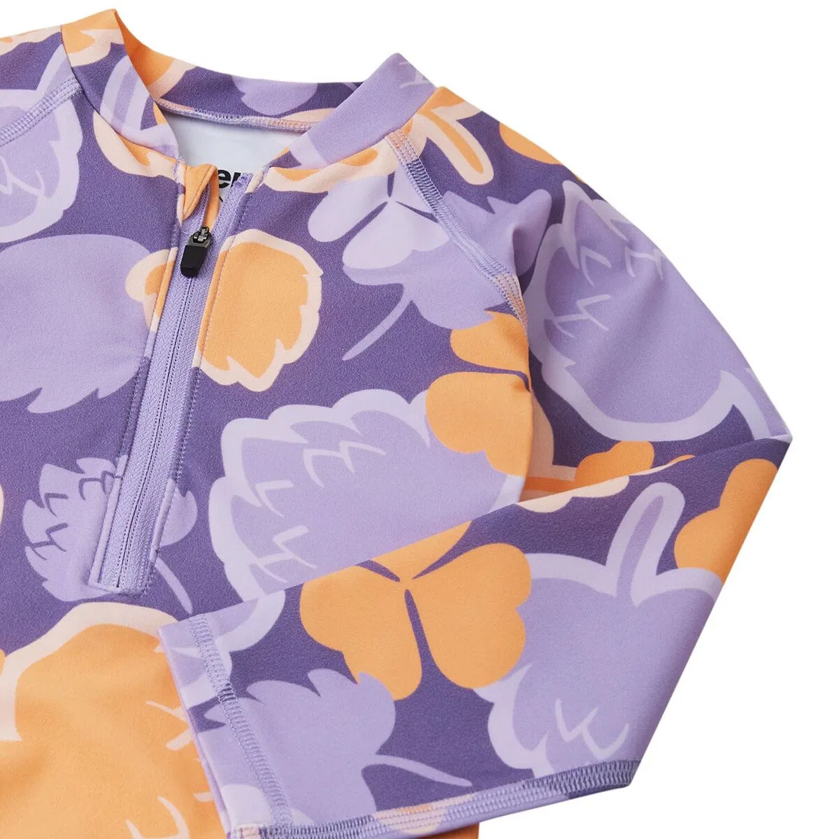 Детский купальник-слитник с длинным рукавом Pihlis SunProof Reima, Blooming Lilac — фото 2