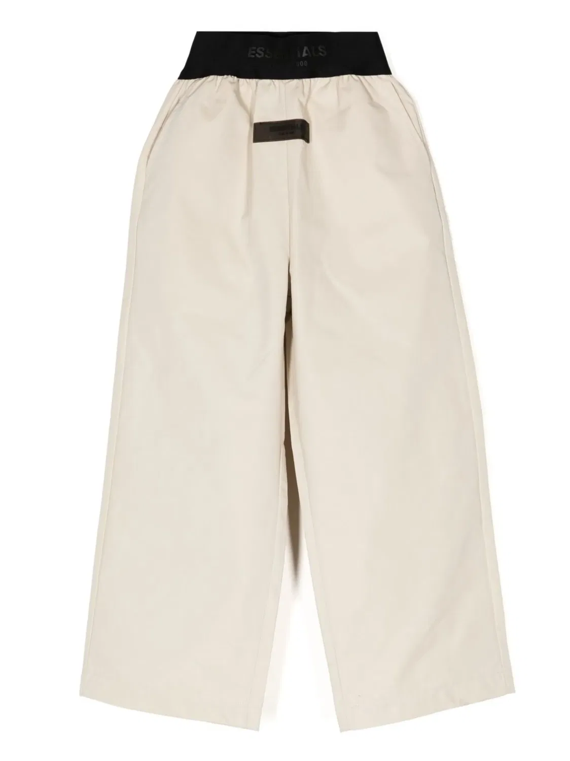 Прямые брюки с логотипом Fear Of God Essentials Kids, коричневый