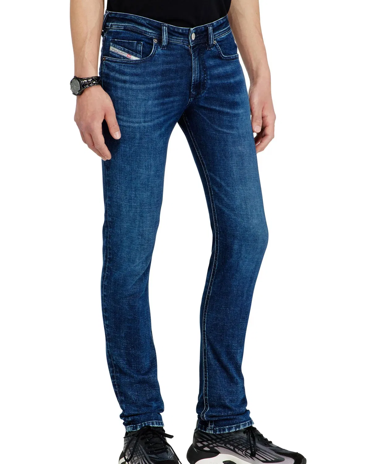 Мужские джинсы скинни с низкой посадкой Vaquero Sleenker Diesel, Azul Denim — фото 3