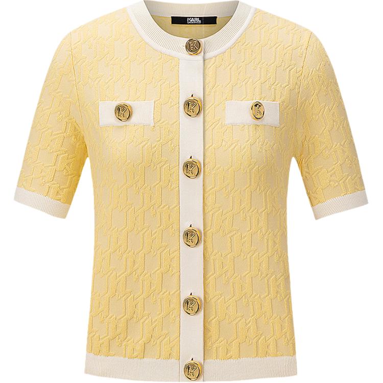 

KARL LAGERFELD / Karl Lagerfeld Jeans KARL LAGERFELD SS25 Топ Женский Желтый