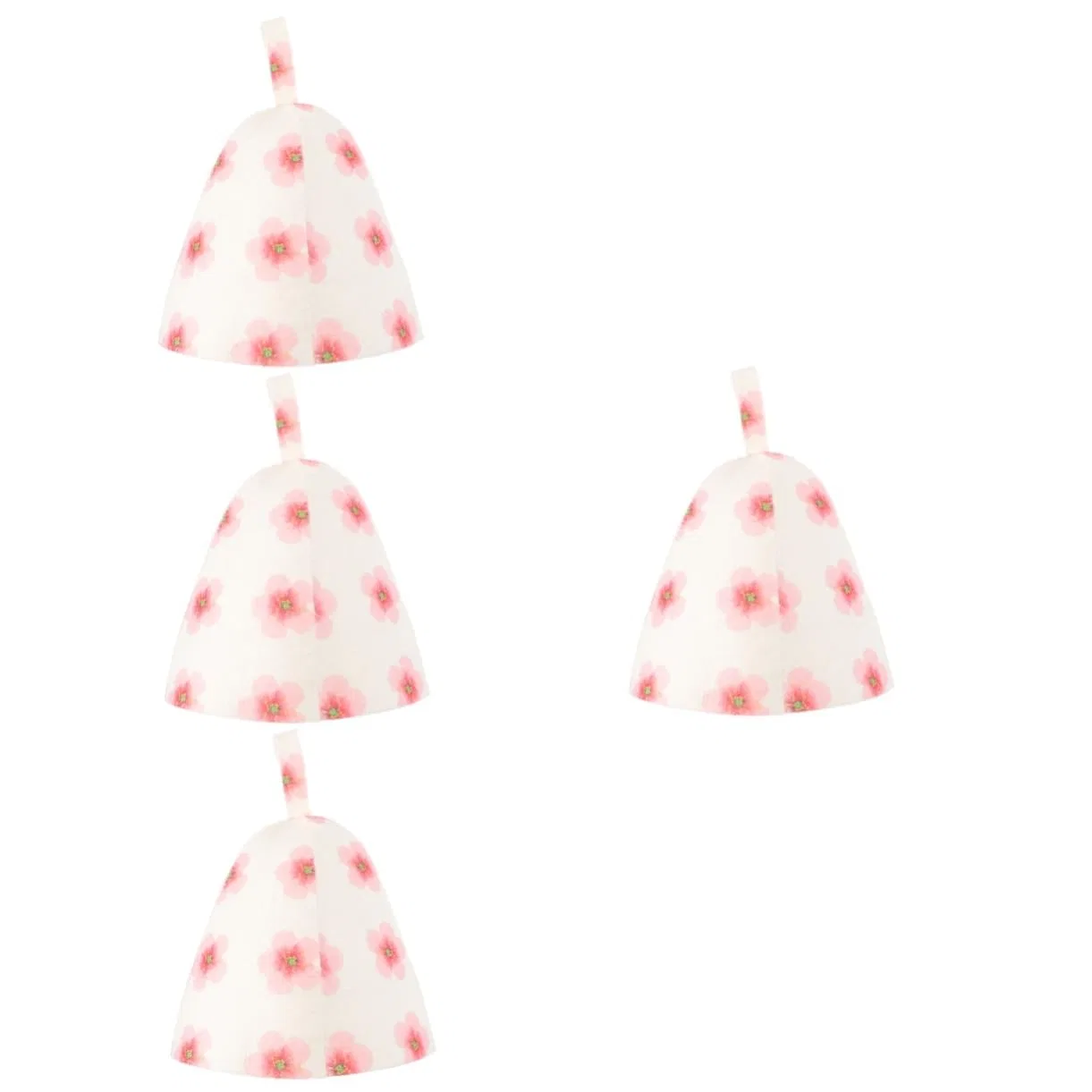 Шапочка для сауны из фетра Minkissy, 4 шт, 25x25x22 см