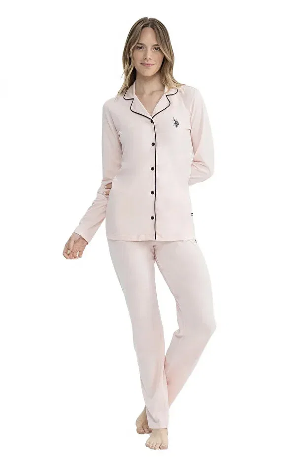 Женский комплект пижамы хлопковый U.S. Polo Assn., Pink