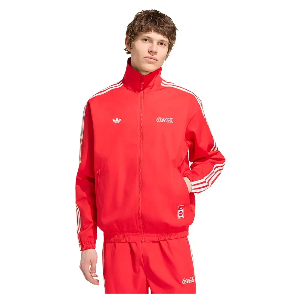 Толстовка Coca Cola Classic Sport Firebird Adidas Originals, красный