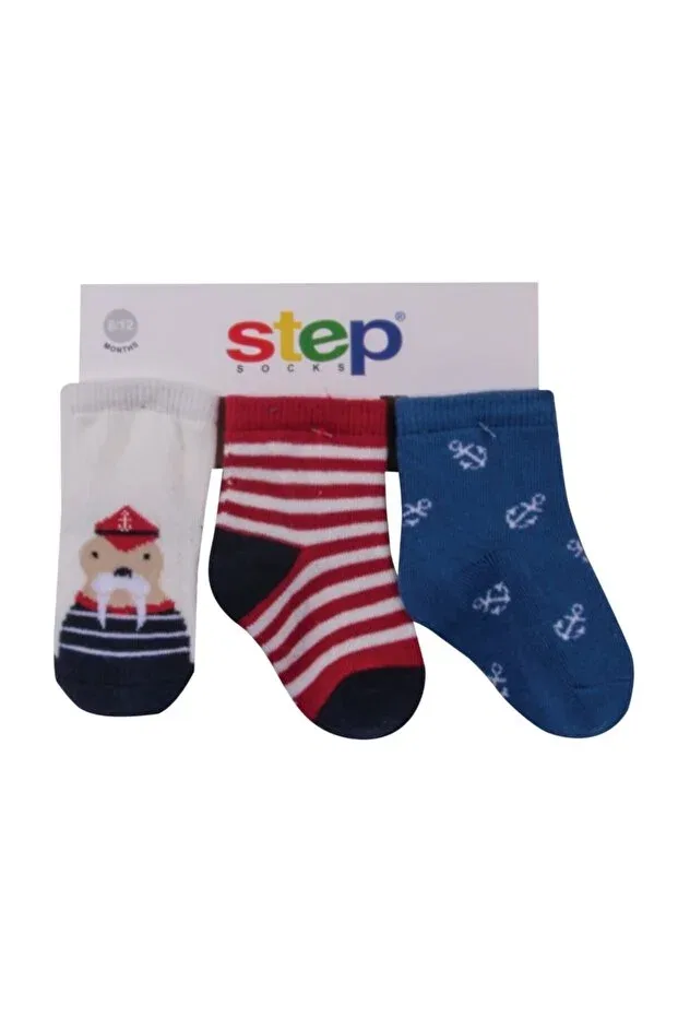 Детские носки для мальчиков хлопковые Step Çorap, Mixed