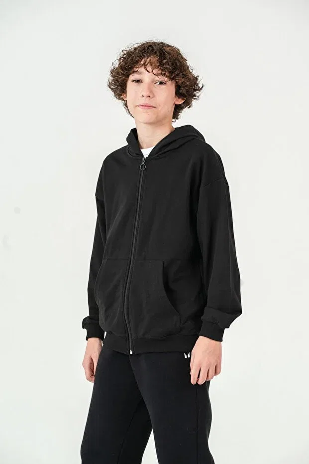 Детская куртка для мальчиков хлопковая Mışıl Kids, Black — фото 2