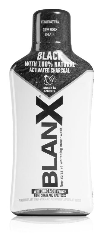 

Отбеливающая жидкость для полоскания рта с активированным углем BlanX Black Mouthwash