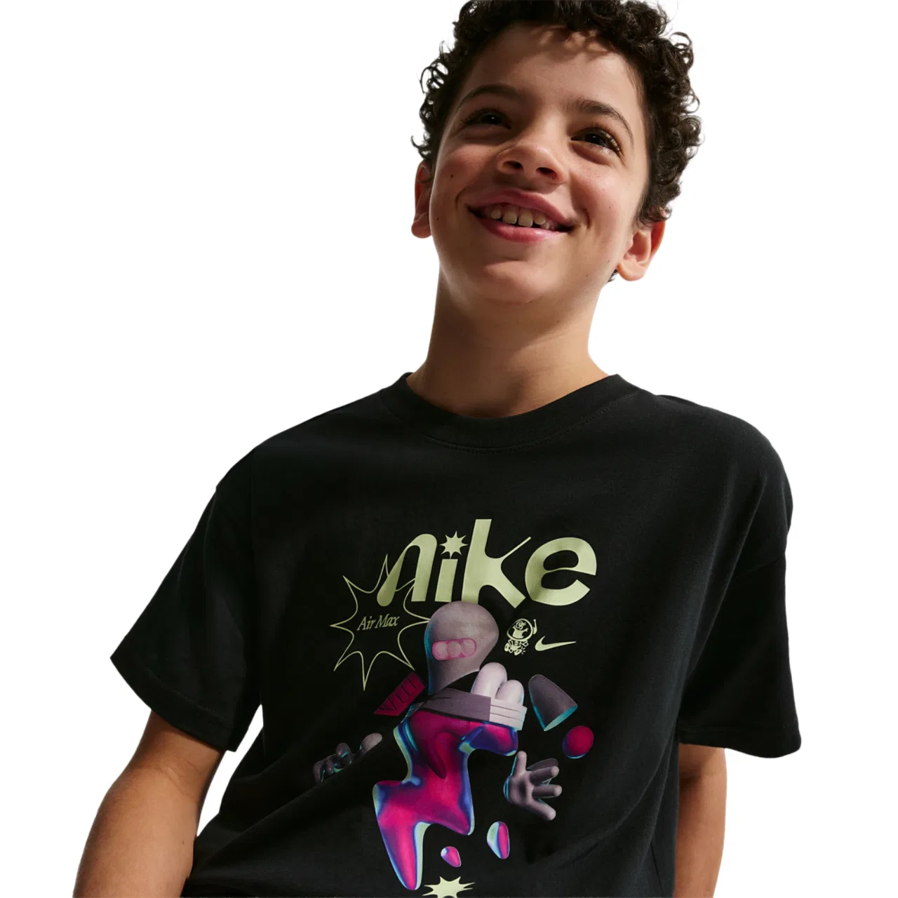 Футболка для мальчиков NSW Tee M90 Nike, черный — фото 3