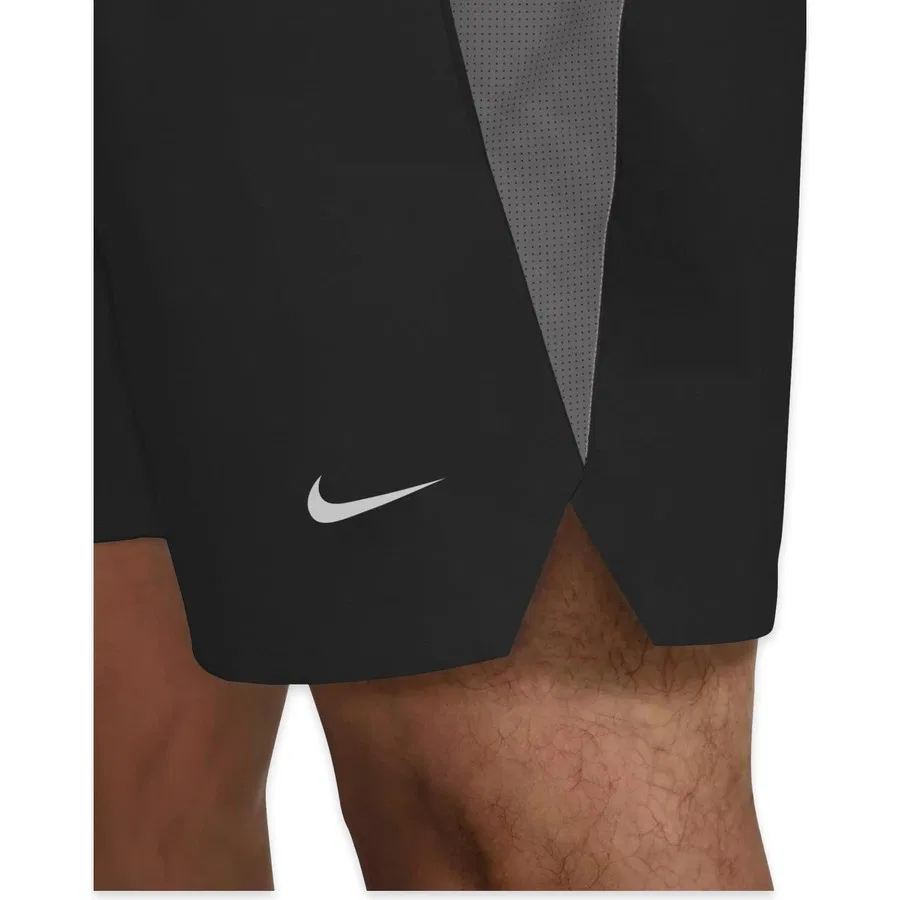 Шорты спортивные с быстросохнущей тканью Nike Swim Contend Solid Essent 5" Volley, Черный — фото 3