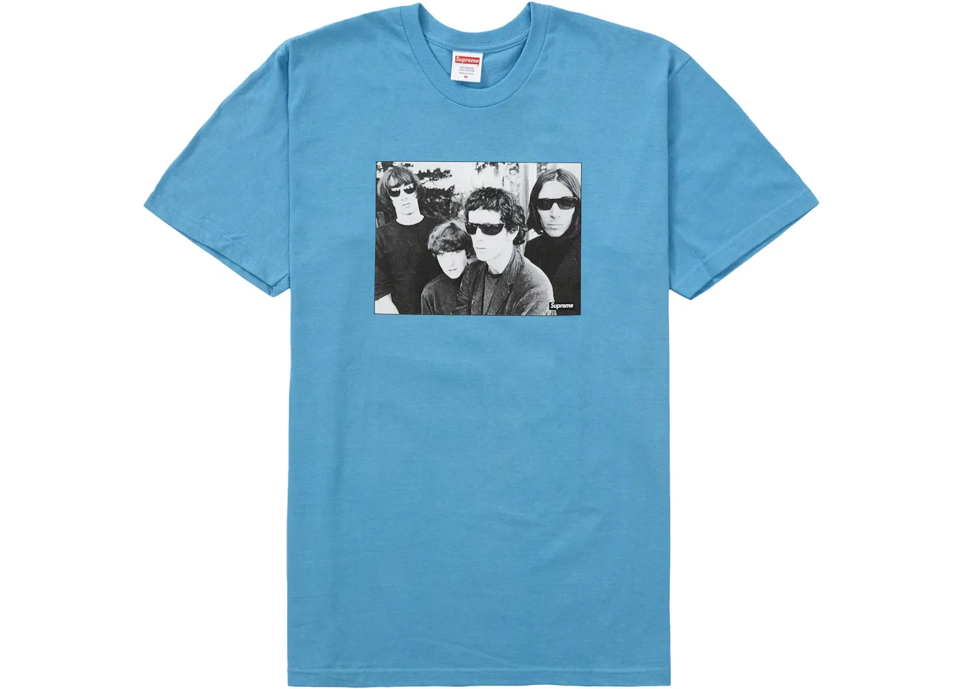 Мужская футболка с принтом Supreme The Velvet Underground Tee, Light Slate