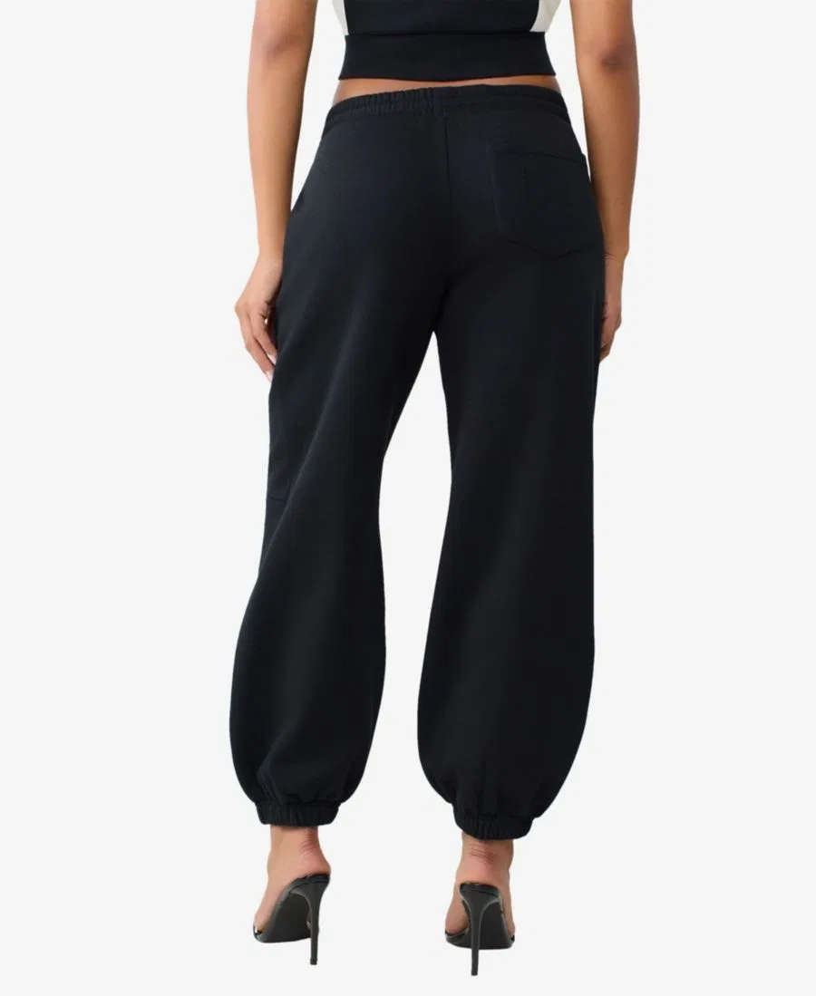 Джоггеры свободного кроя с контрастными вставками True Religion, Jet Black — фото 3