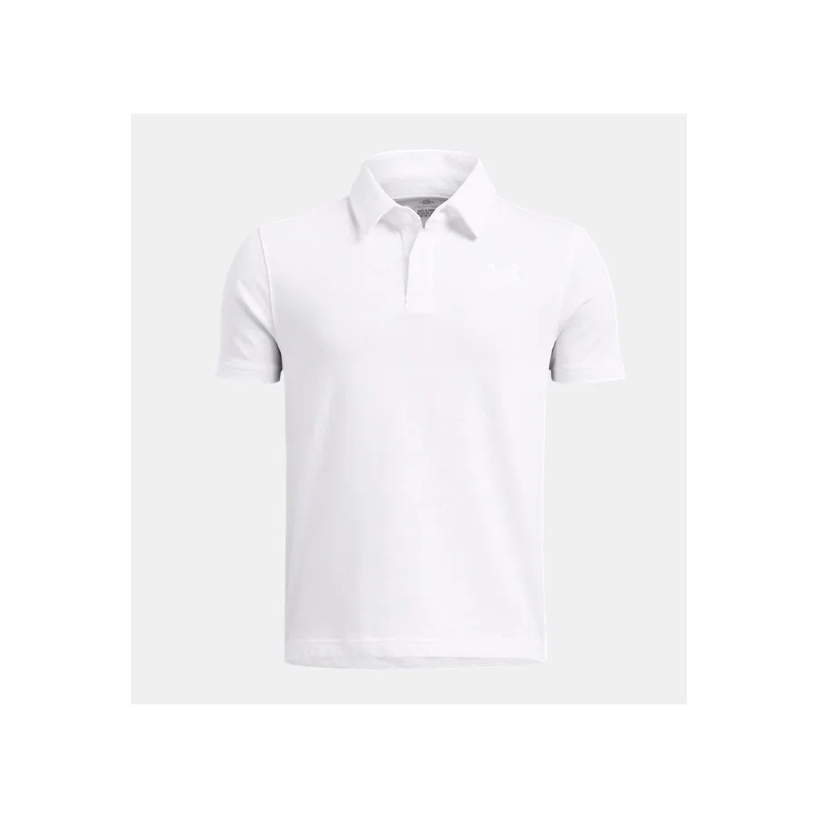 Детское поло-футболка с длинным рукавом UA Icon Polo Under Armour, Серый