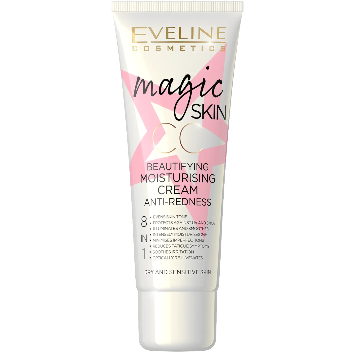 

Eveline Cosmetics Magic Skin CC увлажняющий СС крем против покраснений, 50 мл