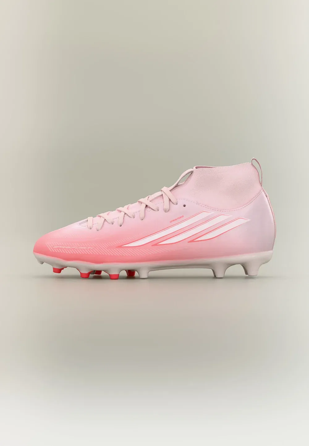 Футбольные бутсы Sparkfusion League унисекс для искусственных газонов Adidas Performance, Solar Turbo/Footwear White/Distilled Pink
