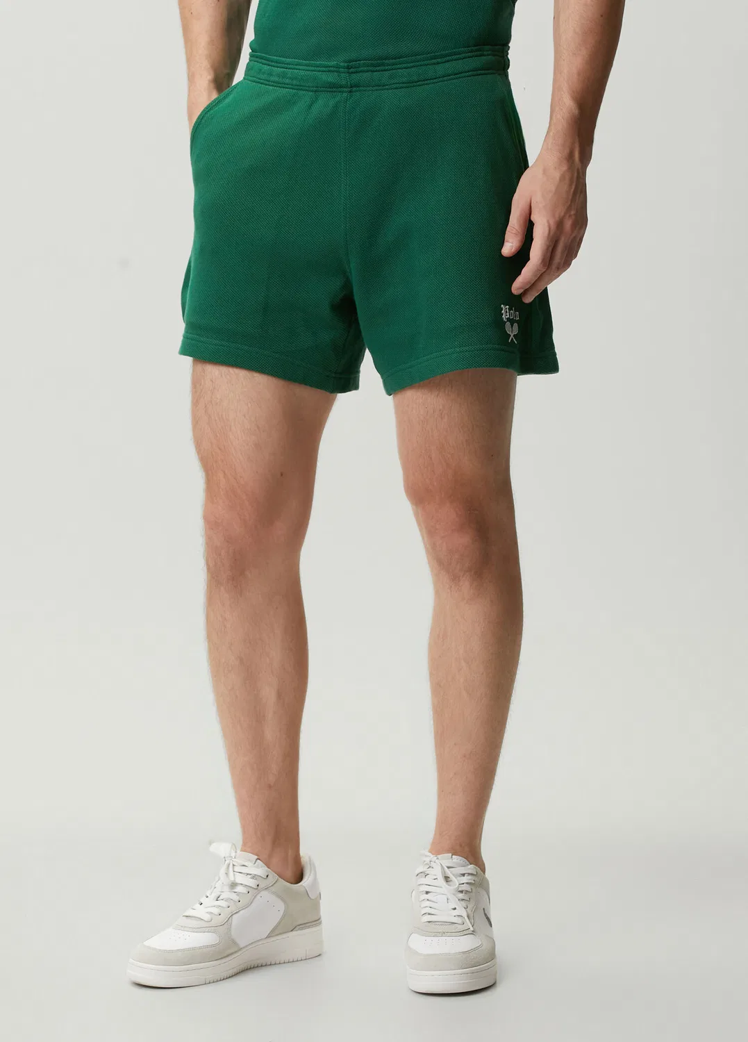 Шорты Polo Ralph Lauren с вышивкой логотипа, зеленый — фото 2