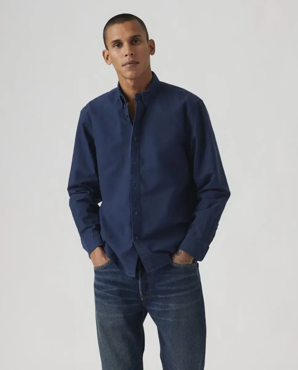 Мужская рубашка с длинным рукавом Levi's, Azul Marino