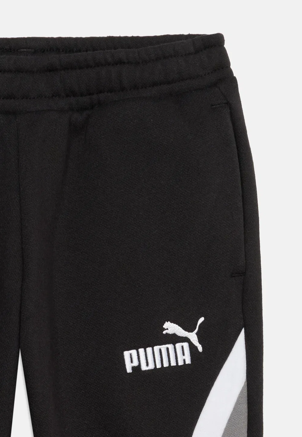 Спортивные штаны Ess block fl b унисекс - спортивные штаны Puma, Black — фото 3