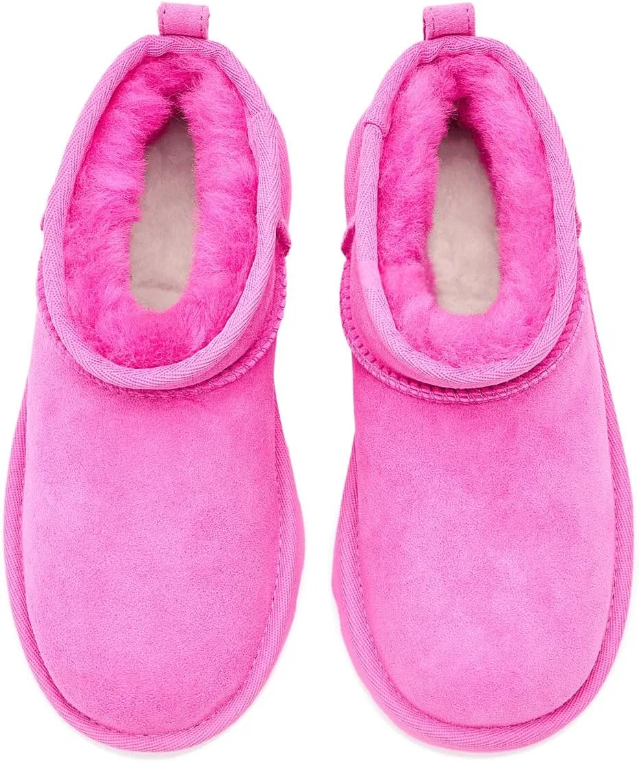 Детские сапоги для девочек Classic Ultra Mini UGG, Bright Fuchsia — фото 2