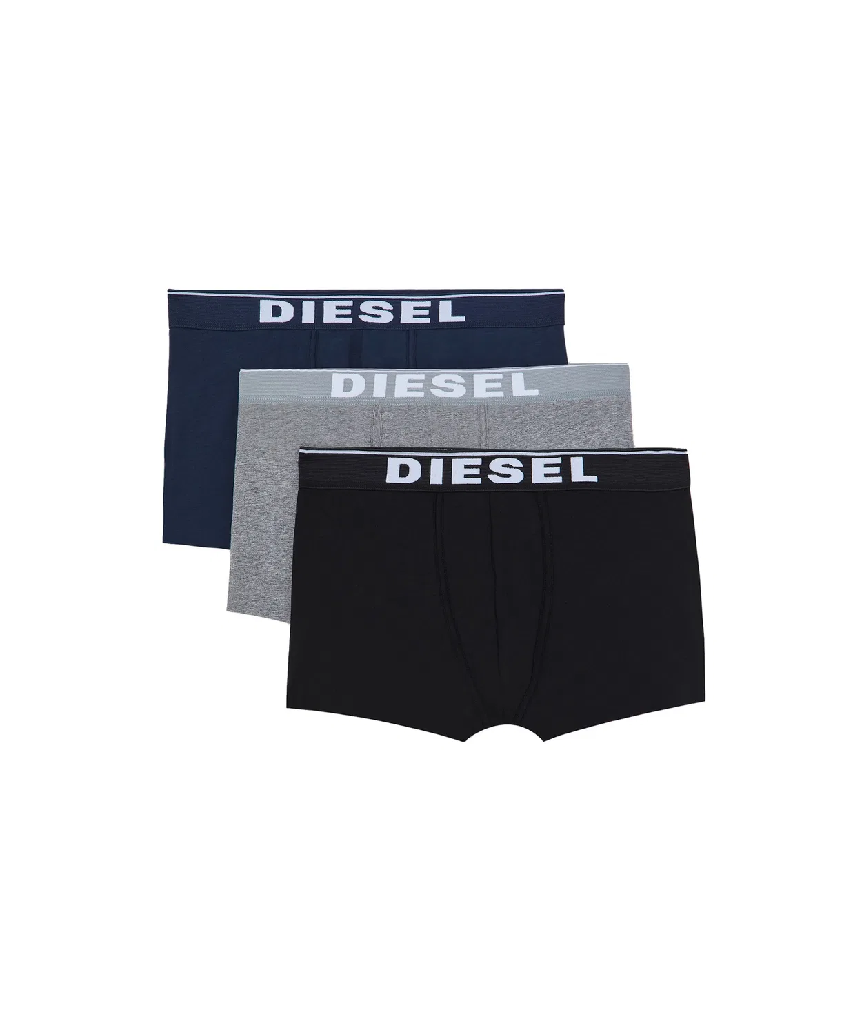 Мужские боксеры с логотипом, комплект из 3 штук DIESEL, Черный — фото 2