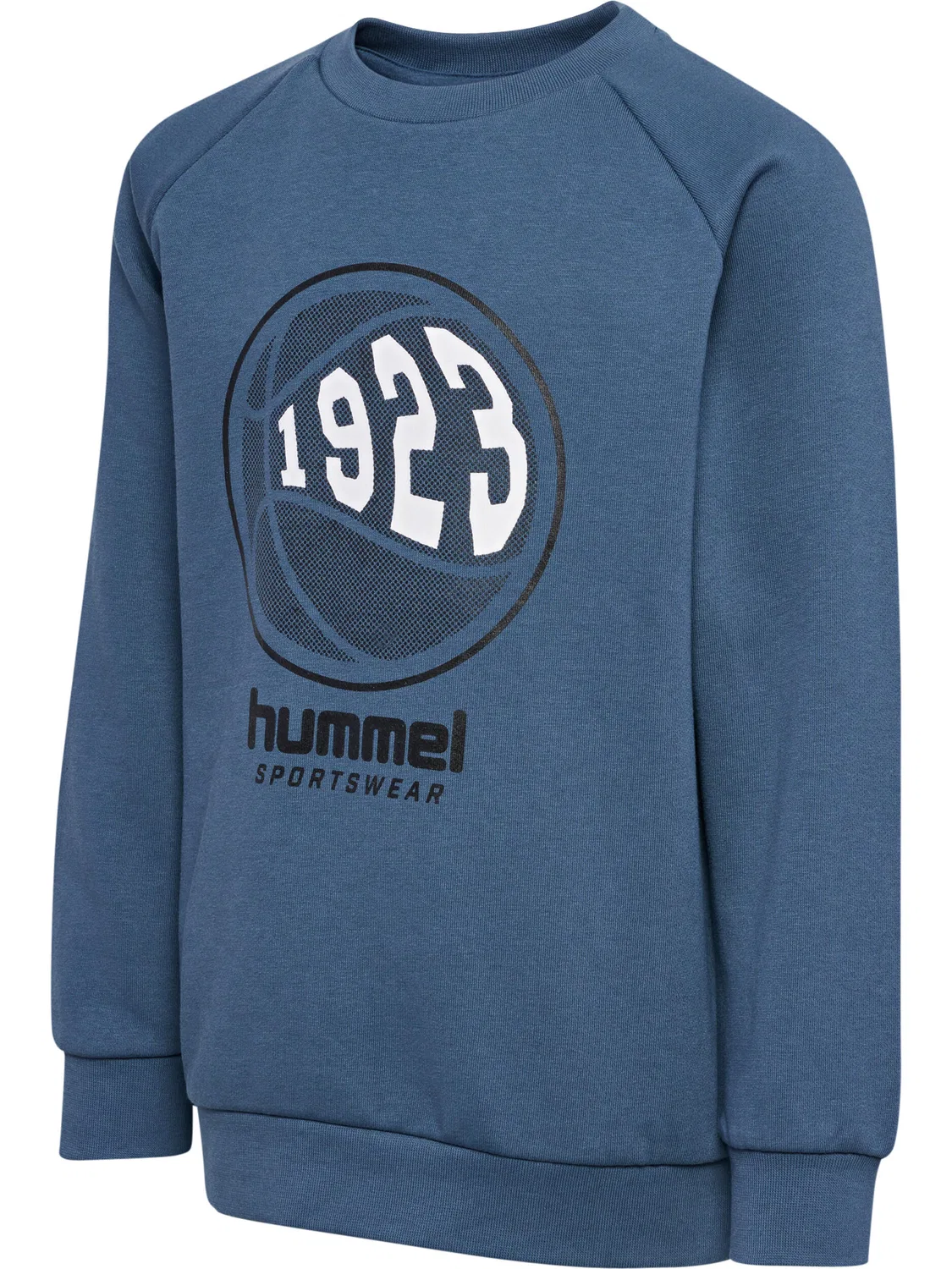 Детский свитшот из органического хлопка Hmlloksi Hummel, Sturmblau / Blau