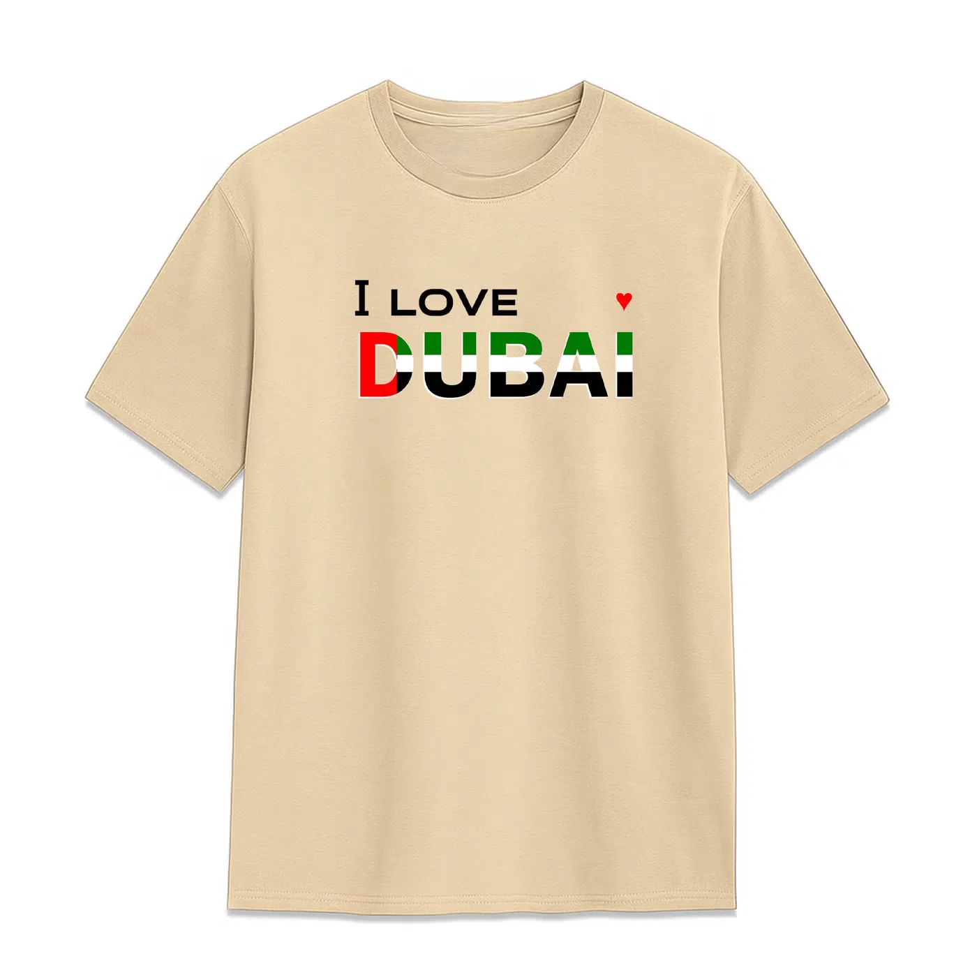 Футболка с принтом I Love Dubai Yoo Street, бежевый