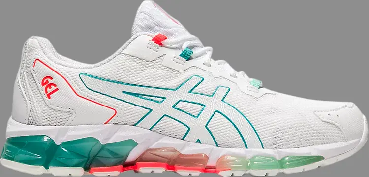 Кроссовки wmns gel quantum 360 6 'white techno cyan' Asics, белый