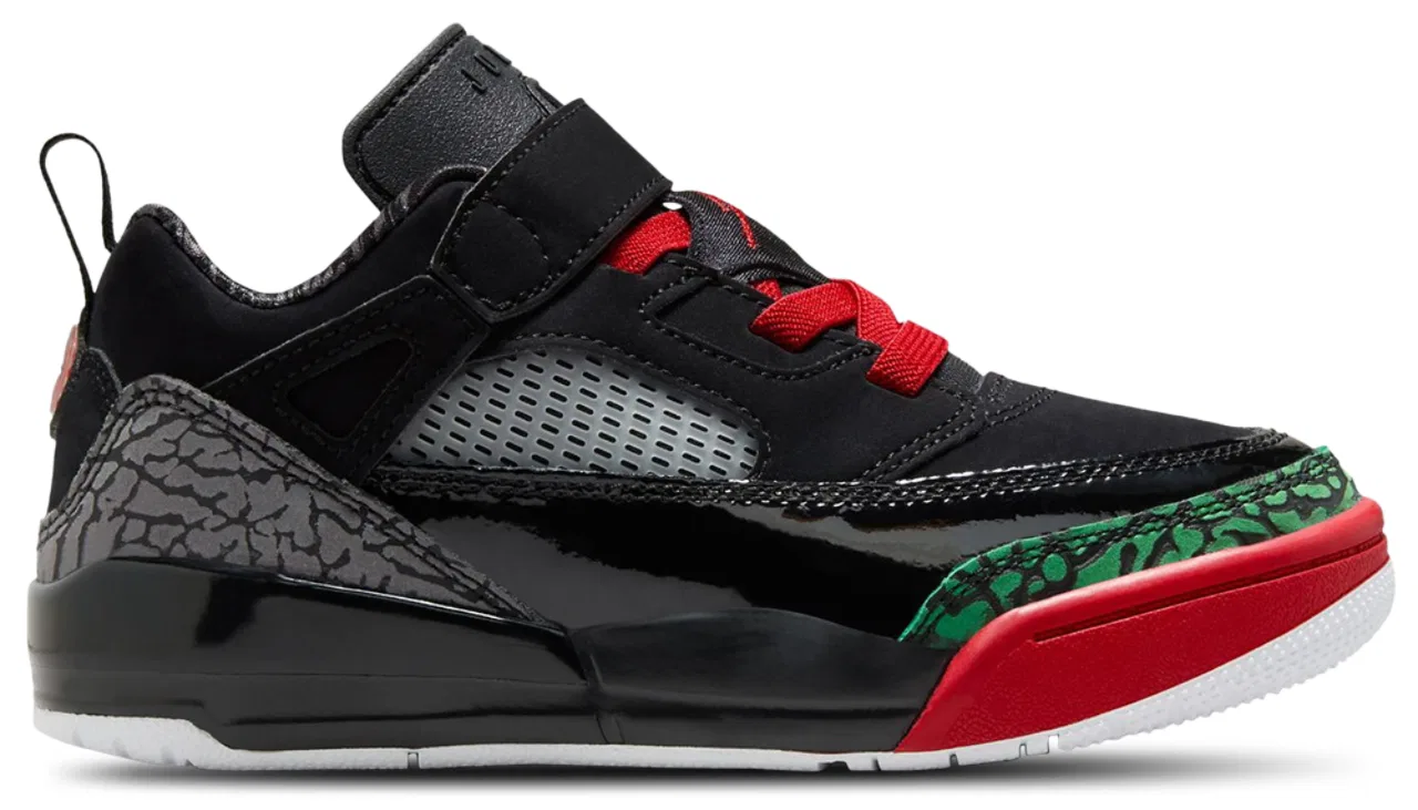 Кроссовки для мальчиков Spizike Low Jordan, цвет Classic Green/Black/Varsity Red