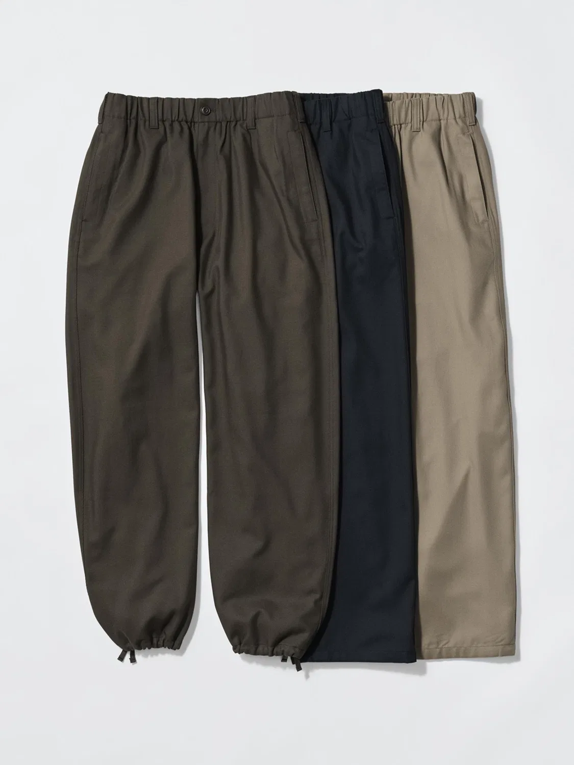 Брюки свободные Uniqlo, черный — фото 2