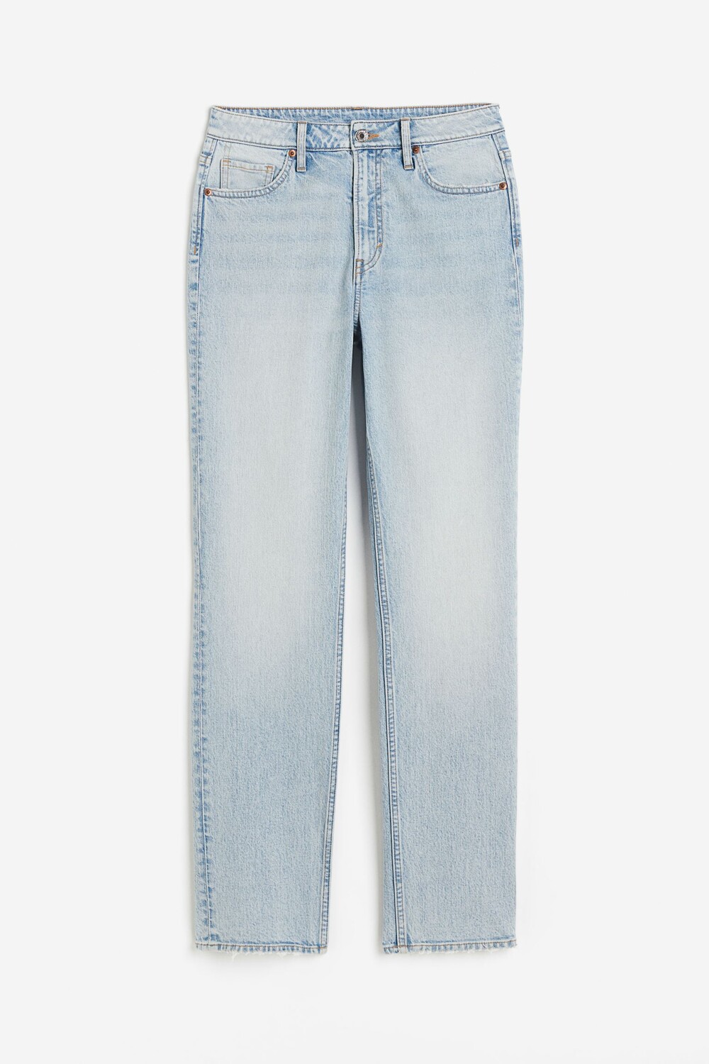 

Джинсы H&M Slim Straight High, голубой