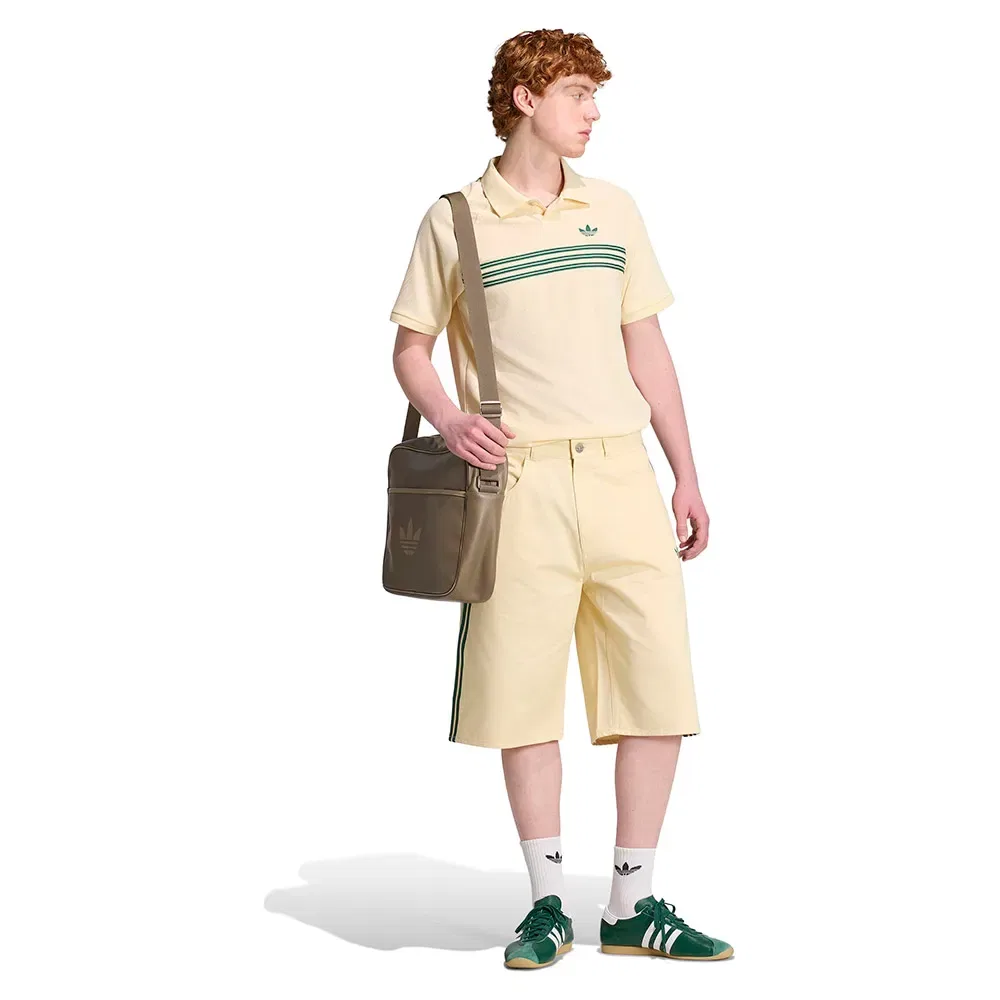 Мужские шорты из денима Firebird Twill Adidas Originals, Yellow — фото 3