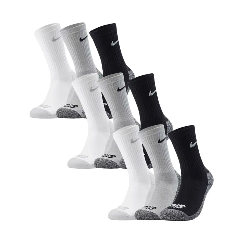 Носки Nike Moderate, White/Rock Ridge Gray