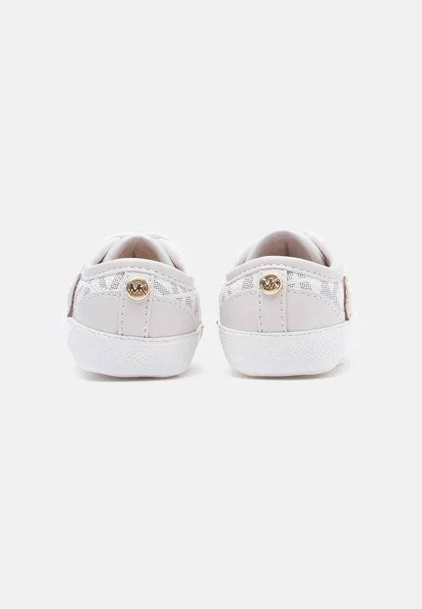 Обувь с принтом Baby brittania hearts Michael Kors Kids, Vanilla, ванильный — фото 3