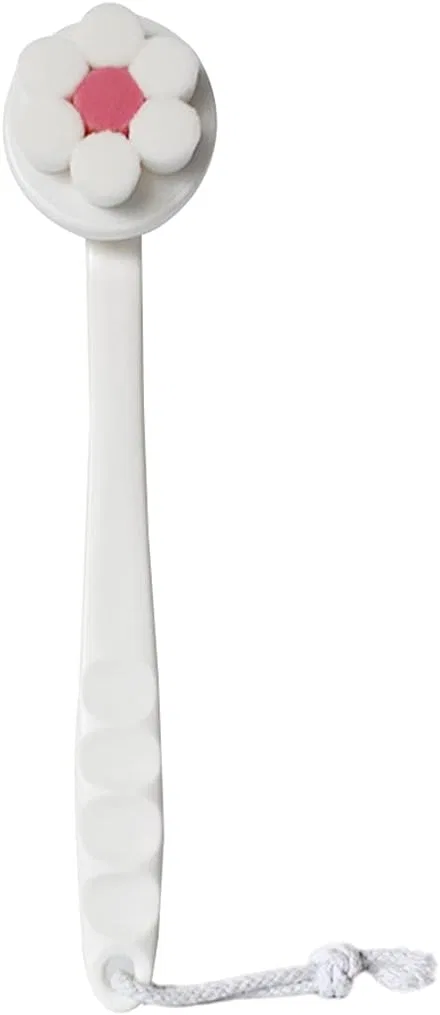 Щетка для тела, синтетическая щетина, MXXHFC, 14.6x3.1 дюйма, White