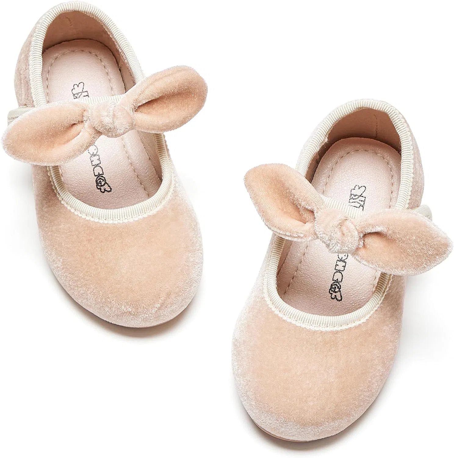 Детские балетки для девочек Mary Janes Kiderence, Nude