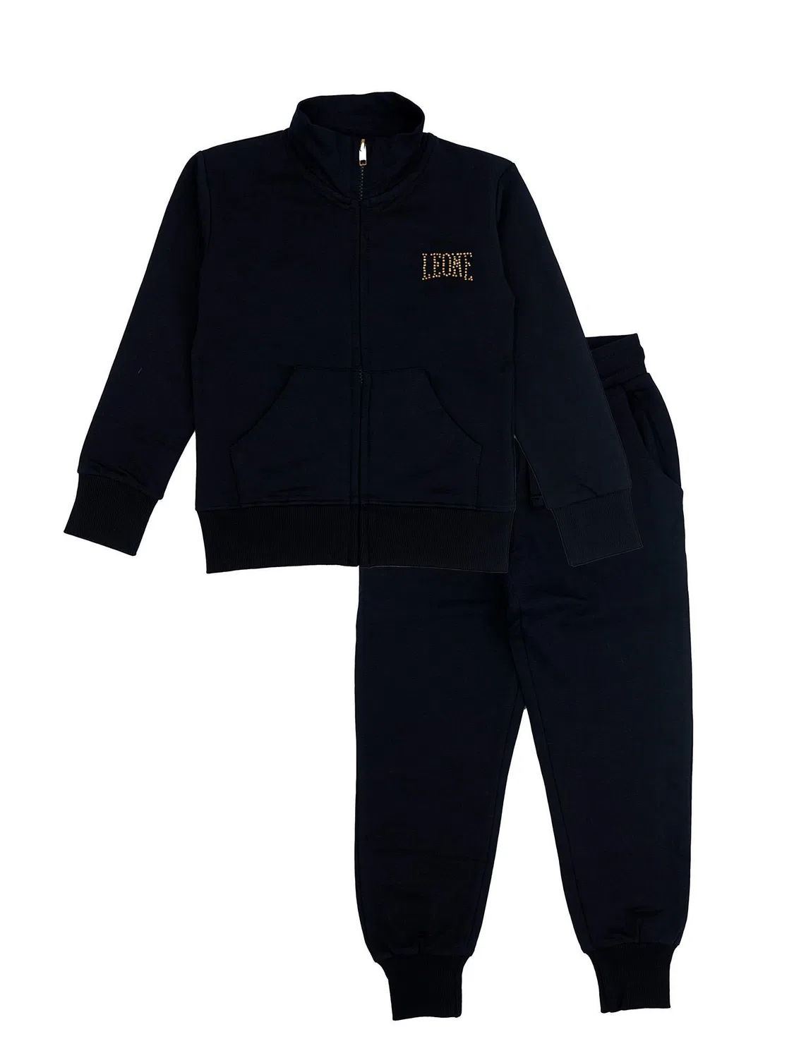Детский спортивный костюм для девочек с принтом Leone 1947 Apparel, Schwarze