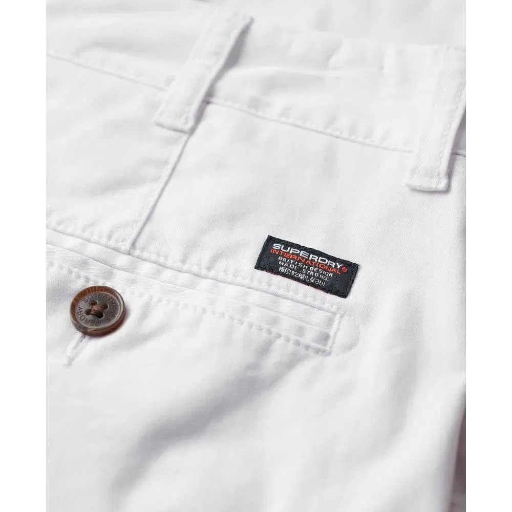 Шорты чинос Vintage Superdry, белый — фото 4
