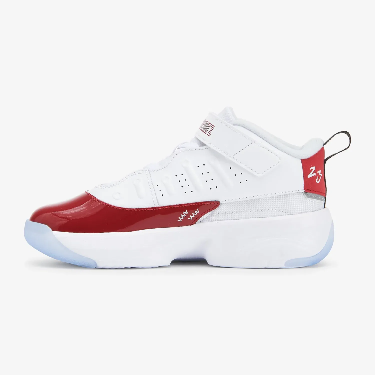 Детские кроссовки Max Aura 7 Mid Jordan, White/Red — фото 2