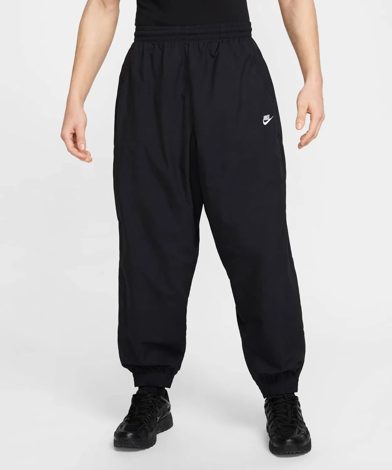 Мужские спортивные штаны оверсайз из нейлона Nike Club, Black